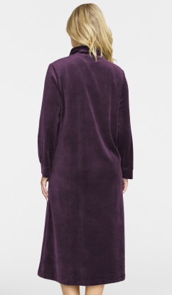 Damella of Sweden Luxury Velour Zip Housecoat